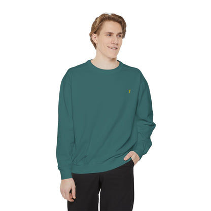 Embroidered Minimalist Crewneck Sweatshirt