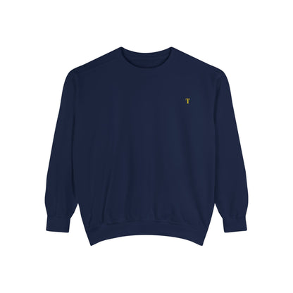 Embroidered Minimalist Crewneck Sweatshirt