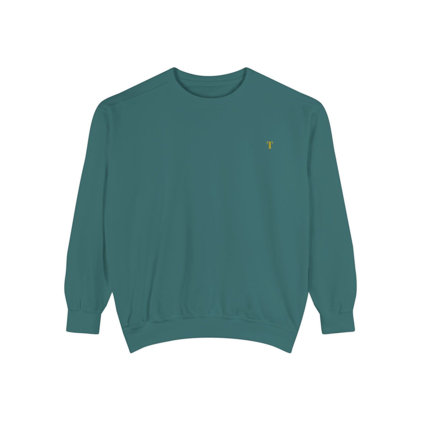 Embroidered Minimalist Crewneck Sweatshirt