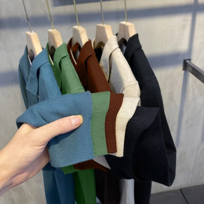 Casaco Suéter Masculino em Malhas Fina