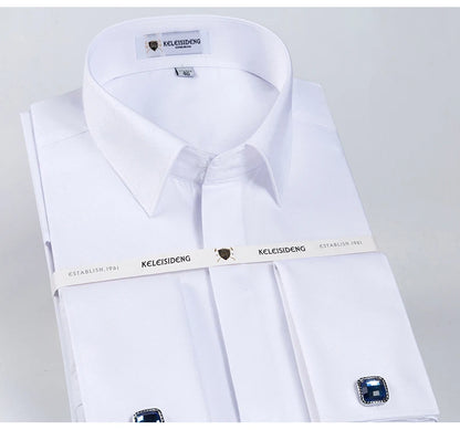 Camisa Social Masculina com Punho Francês