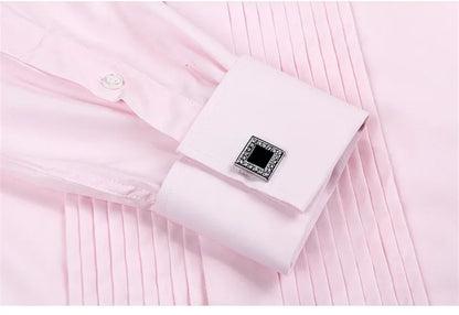 Camisa Masculina de Smoking punho Francês