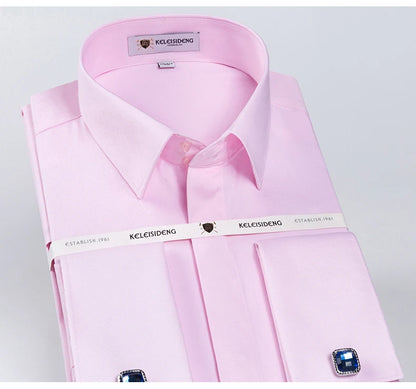 Camisa Social Masculina com Punho Francês