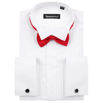 Camisa Masculina de Smoking punho Francês