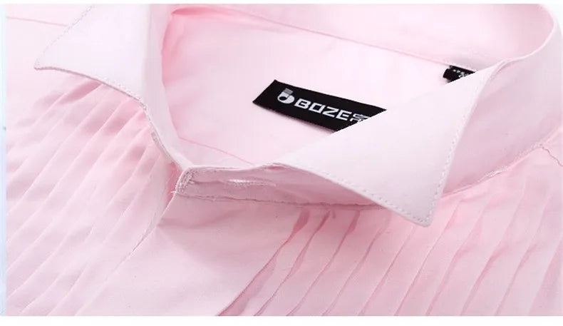 Camisa Masculina de Smoking punho Francês