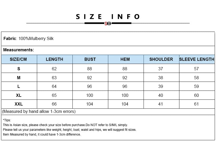 camisas de vestido de seda feminina