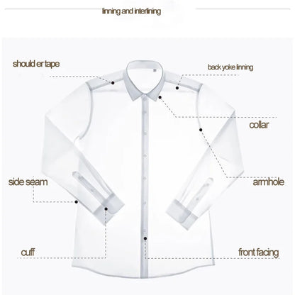 Camisa Social Masculina com Punho Francês