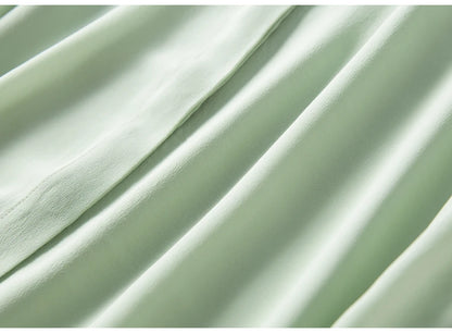 camisas de vestido de seda feminina