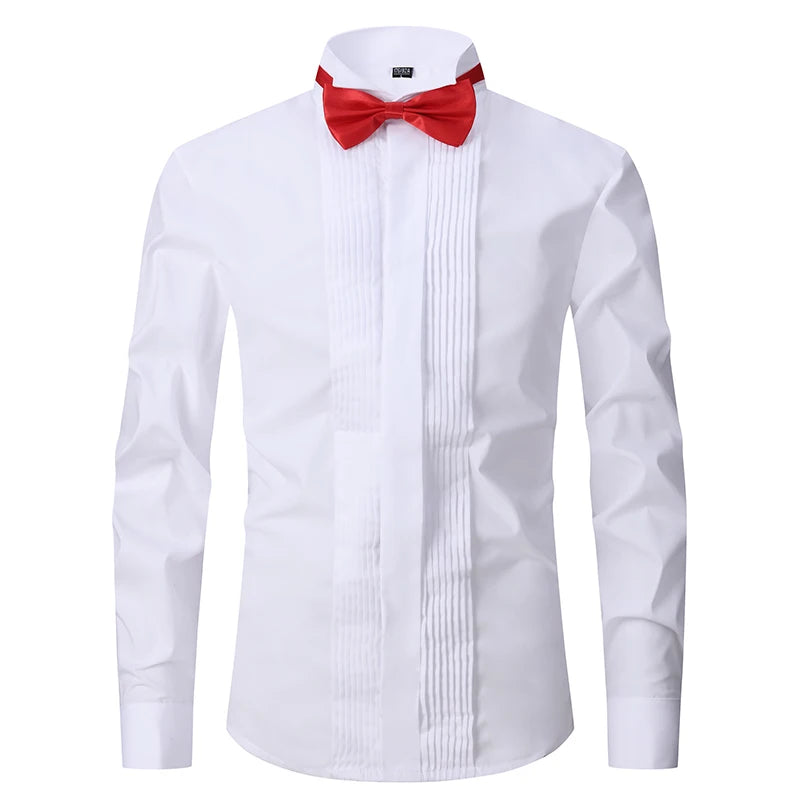 Camisa Masculina de Smoking punho Francês