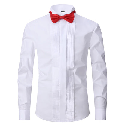 Camisa Masculina de Smoking punho Francês