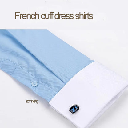 Camisa Social Masculina com Punho Francês